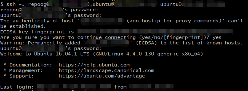 ssh的ProxyJump效果 ssh的ProxyJump效果